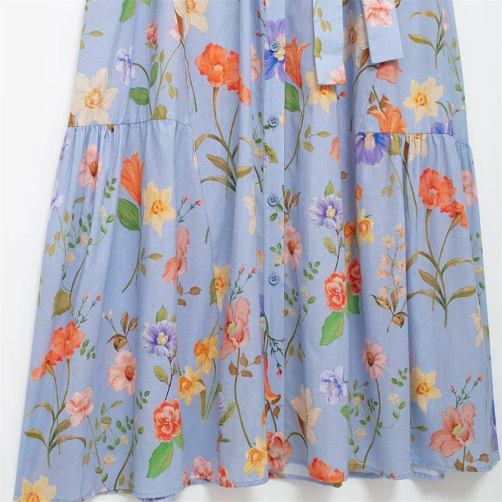 Elysian Bloom Flower Print Dress