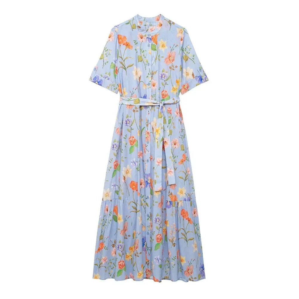 Elysian Bloom Flower Print Dress