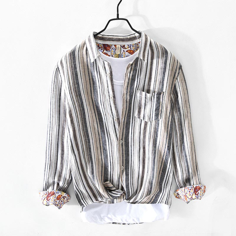 Sevilla Striped Linen Shirt