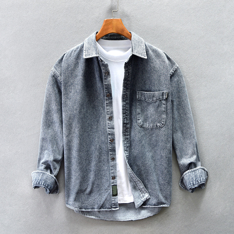 Trucker Washed Denim Shirt