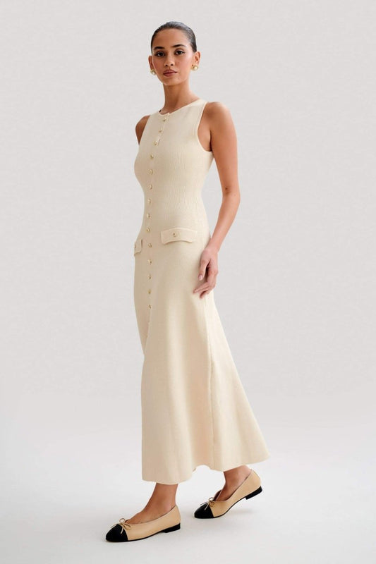 Claire Knit Sleeveless Maxi Dress