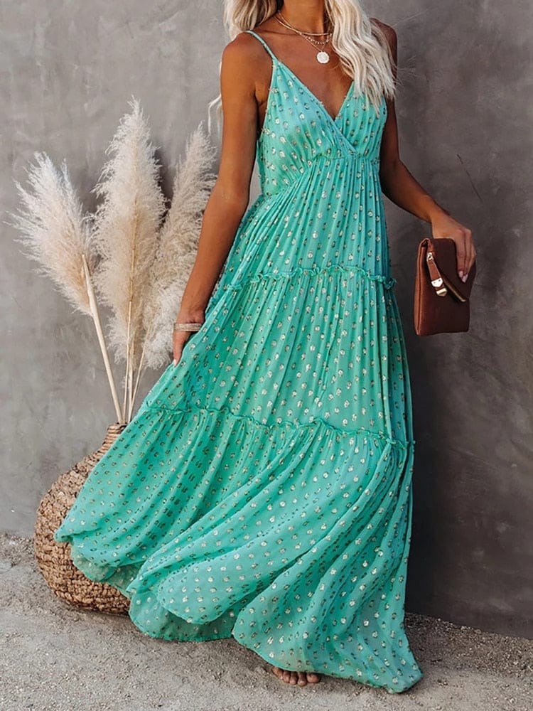 Sienna | Women's Tiered Maxi Dress | Long Dress