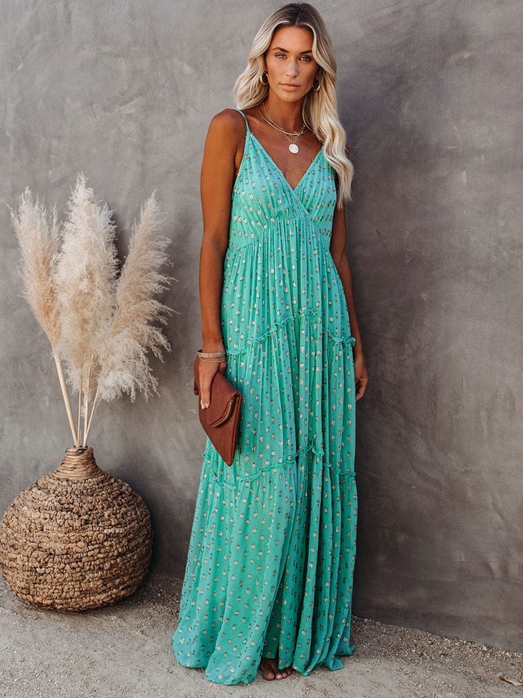 Sienna | Women's Tiered Maxi Dress | Long Dress