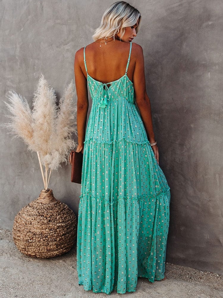 Sienna | Women's Tiered Maxi Dress | Long Dress