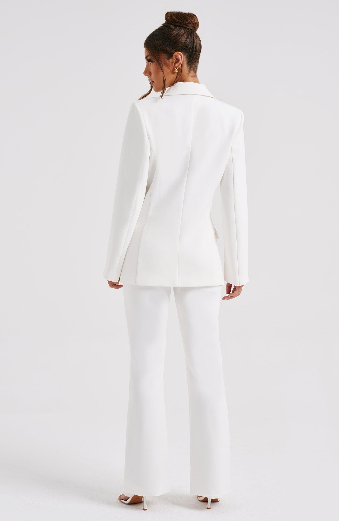 NELA SUIT JACKET - IVORY