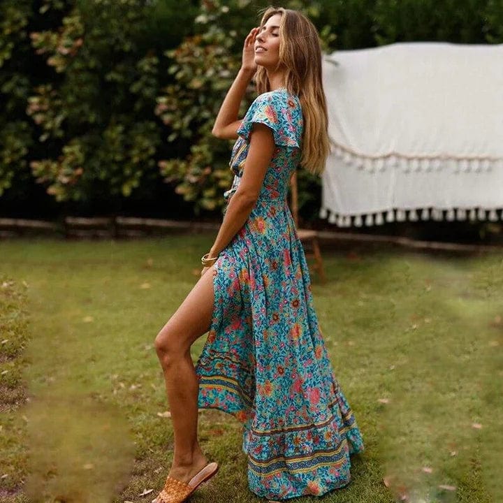 Isla | Women's Floral Maxi Dress | Long Dress