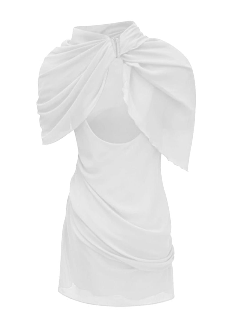 Carmen Dress - White - FINAL SALE