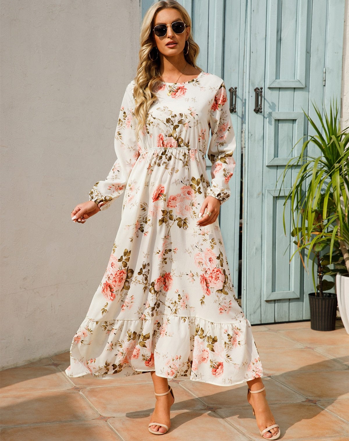 Camilla | Women's Floral Maxi Dress | Long Dress